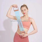 Yoga Arm Trainer Strength Workout Band TPE Resistance Stretch Bands Hand Grip Strengthener