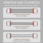 Yoga Arm Trainer Strength Workout Band TPE Resistance Stretch Bands Hand Grip Strengthener