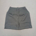 Crossover Waist Women Sport Shorts