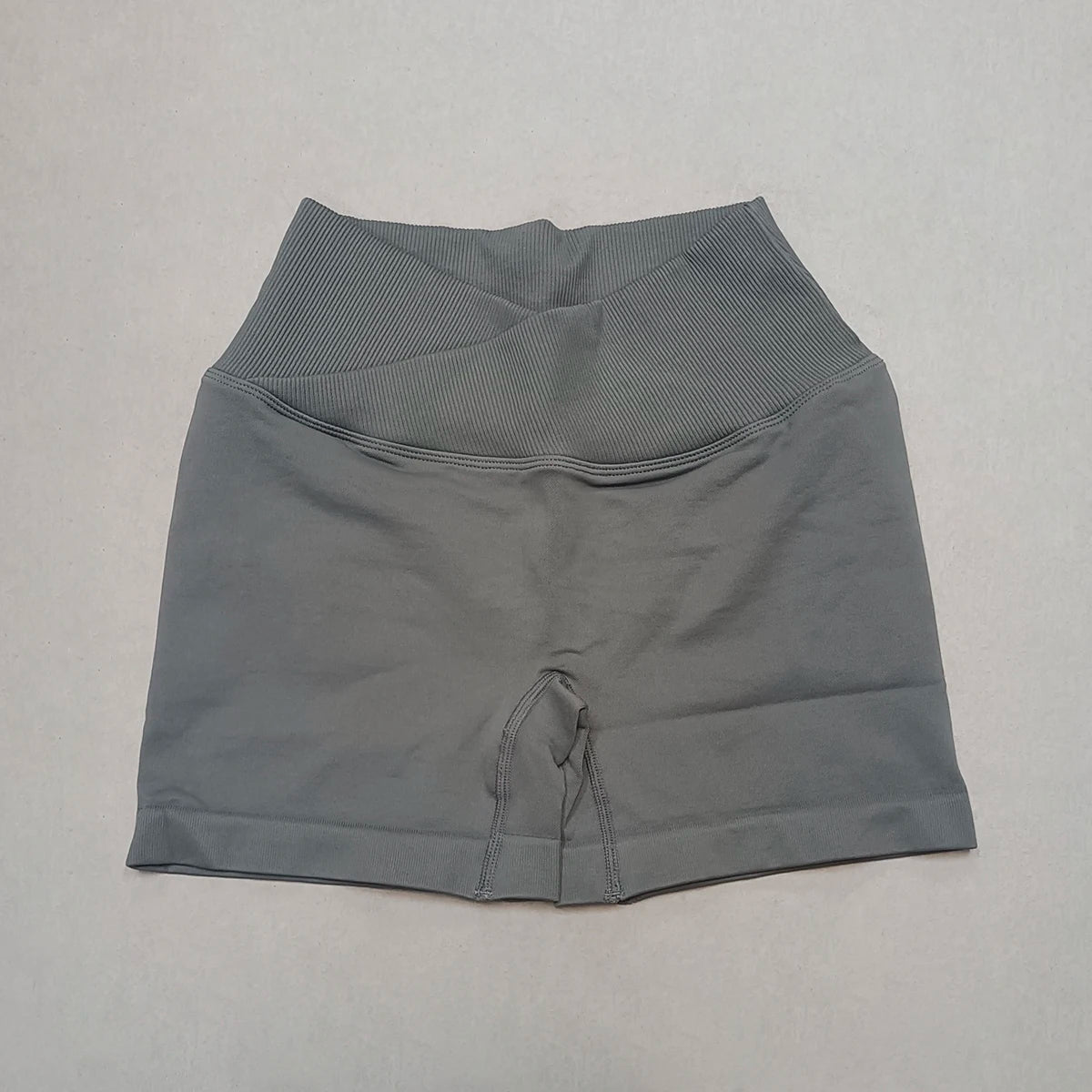 Crossover Waist Women Sport Shorts