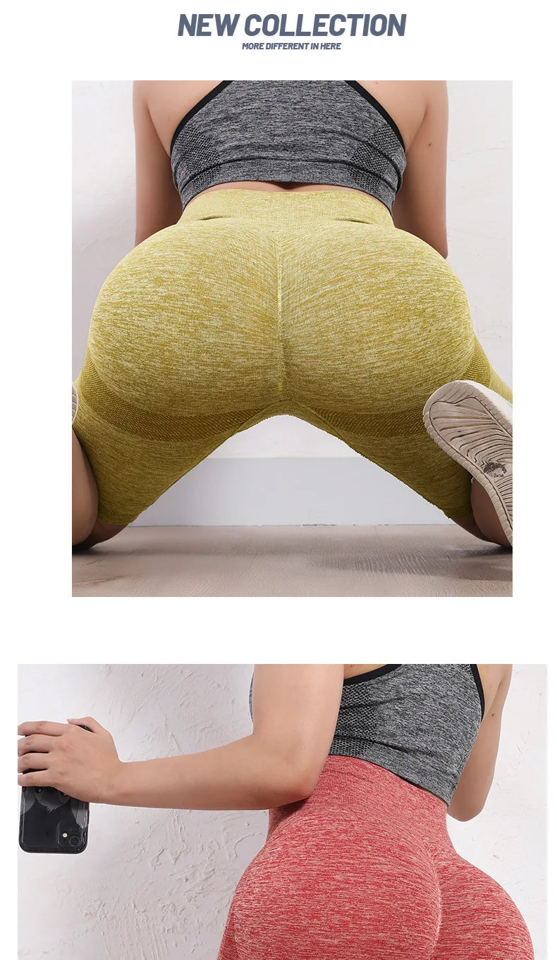 Yoga Short Women Quick Dry Seamless Fitnes