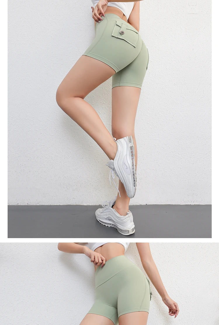 Peach Butt Fitness Shorts