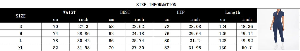 Short Sleeved Fitness Jumpsuit for Woman