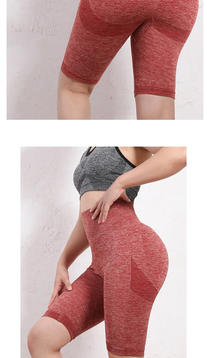 Yoga Short Women Quick Dry Seamless Fitnes