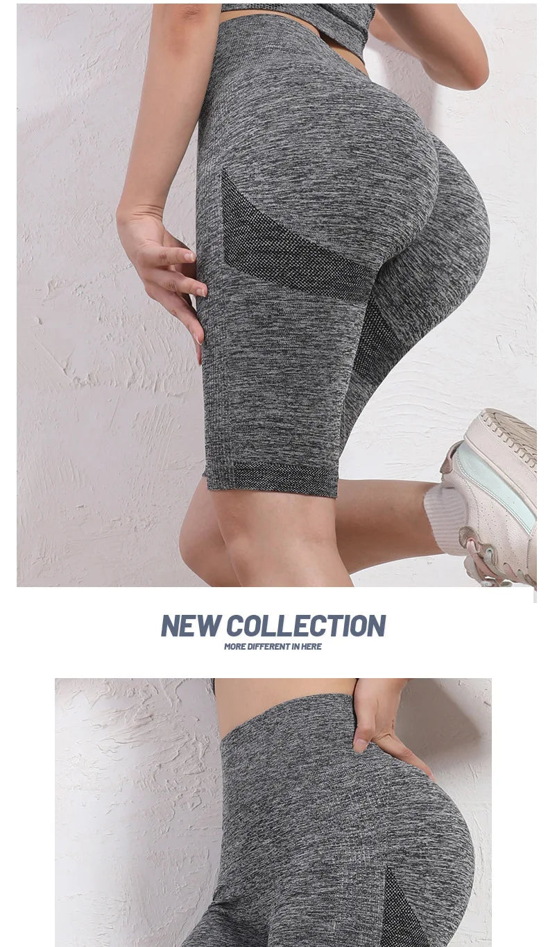 Yoga Short Women Quick Dry Seamless Fitnes