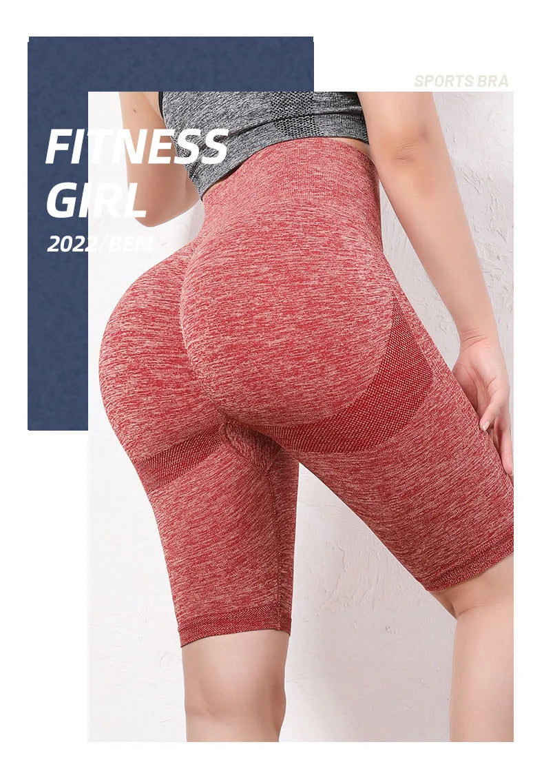 Yoga Short Women Quick Dry Seamless Fitnes
