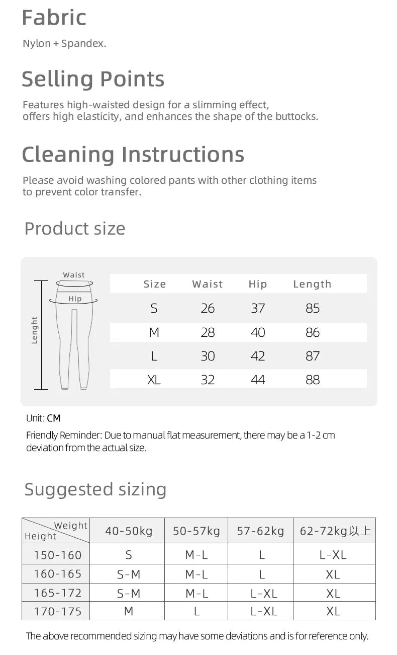 High-Waisted Yoga Pants - 4-Way Stretch