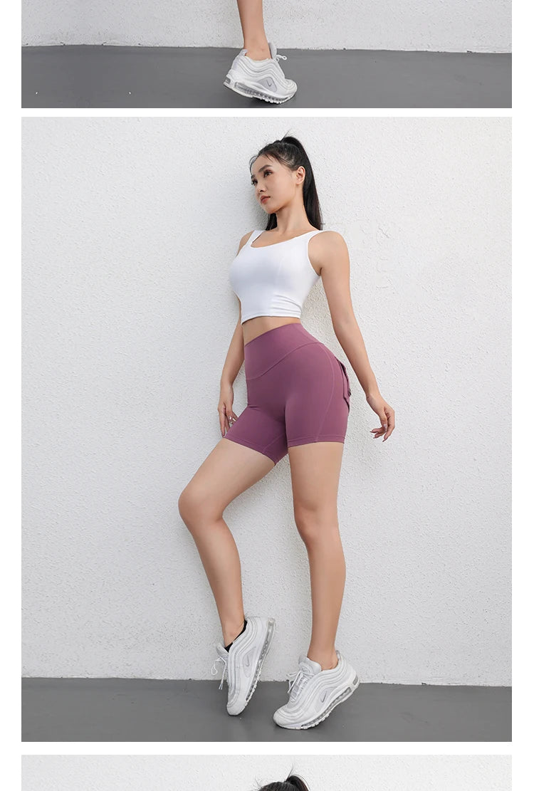 Peach Butt Fitness Shorts