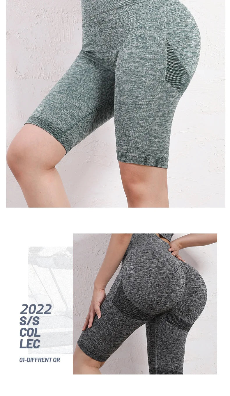 Yoga Short Women Quick Dry Seamless Fitnes
