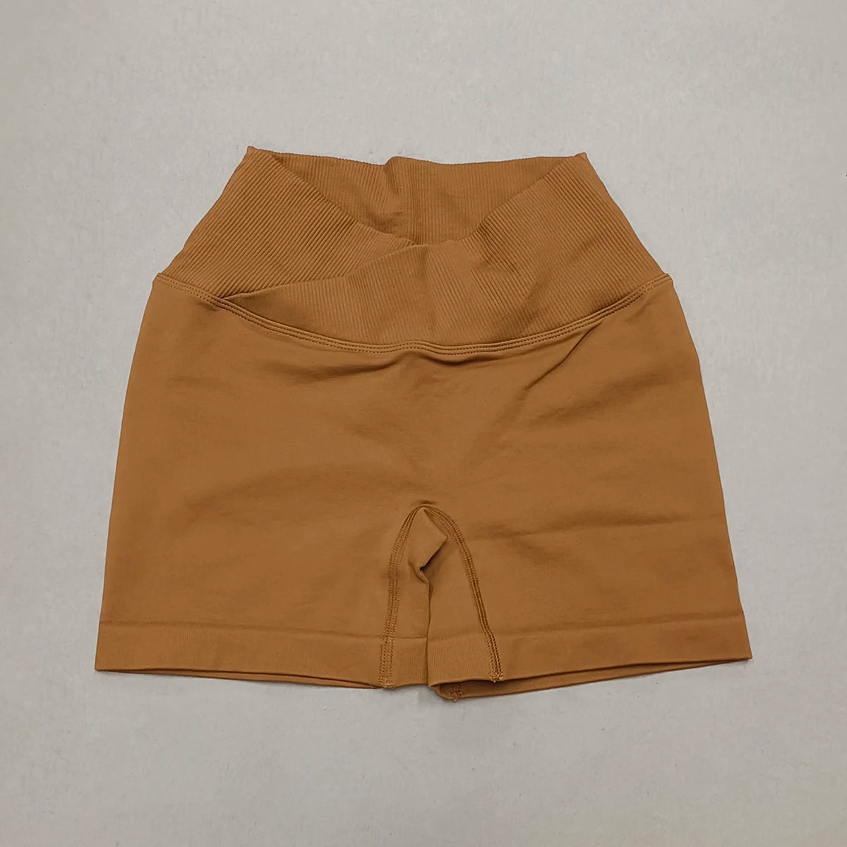 Crossover Waist Women Sport Shorts
