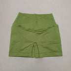 Crossover Waist Women Sport Shorts