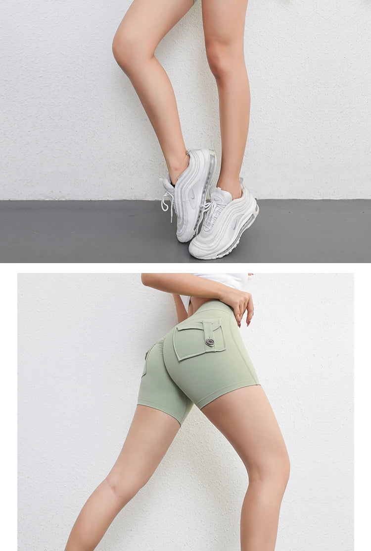 Peach Butt Fitness Shorts
