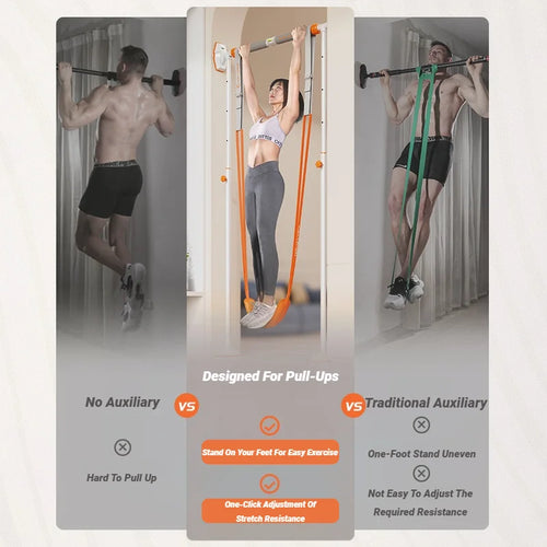 Adjustable Pull Up Assistance Bands Set For Pull-Ups