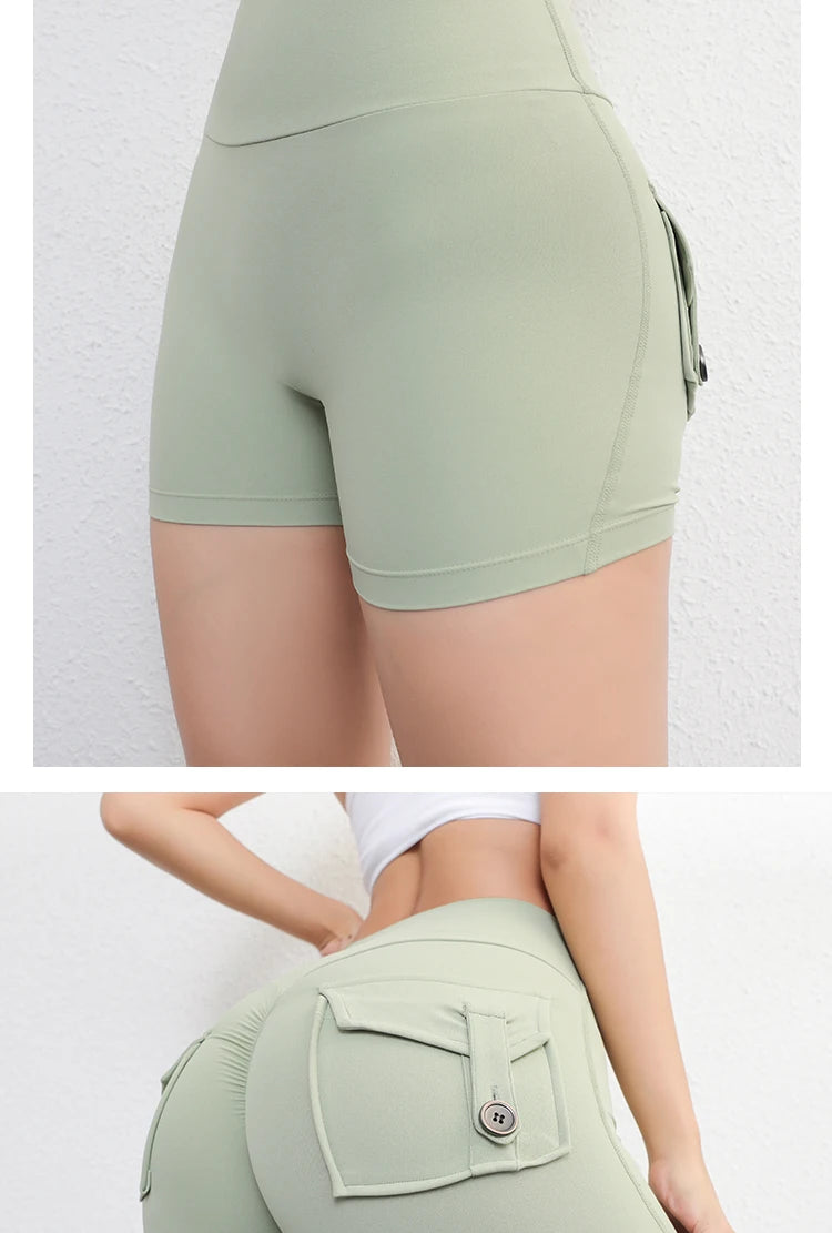 Peach Butt Fitness Shorts