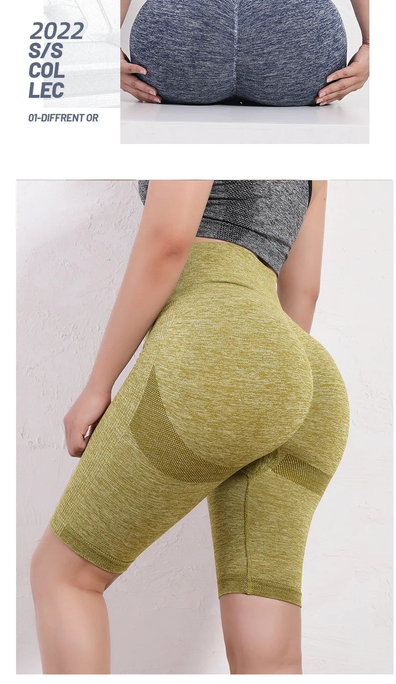Yoga Short Women Quick Dry Seamless Fitnes