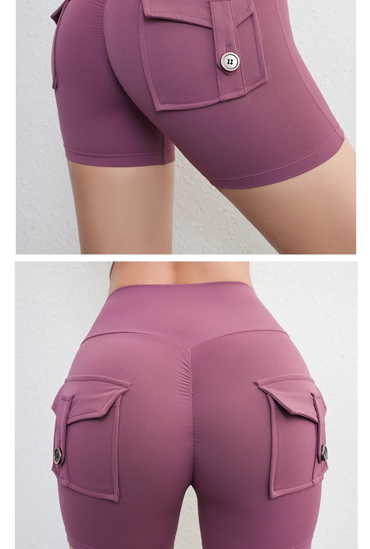 Peach Butt Fitness Shorts
