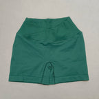 Crossover Waist Women Sport Shorts