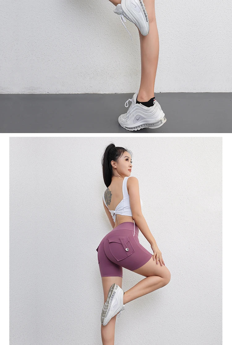 Peach Butt Fitness Shorts